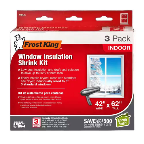 Clear window insulation film - clear,