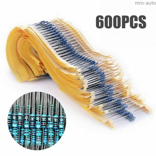600pcs values 4w metal - 600pcs, 1/4w