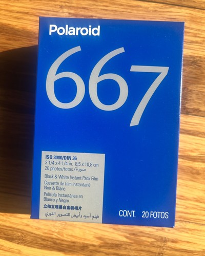 Polaroid 667 instant film - polaroid,